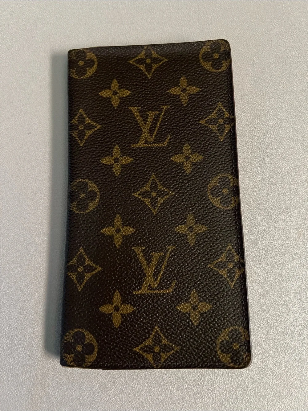 Louis Vuitton Monogram Canvas Brazza Long Wallet in Brown